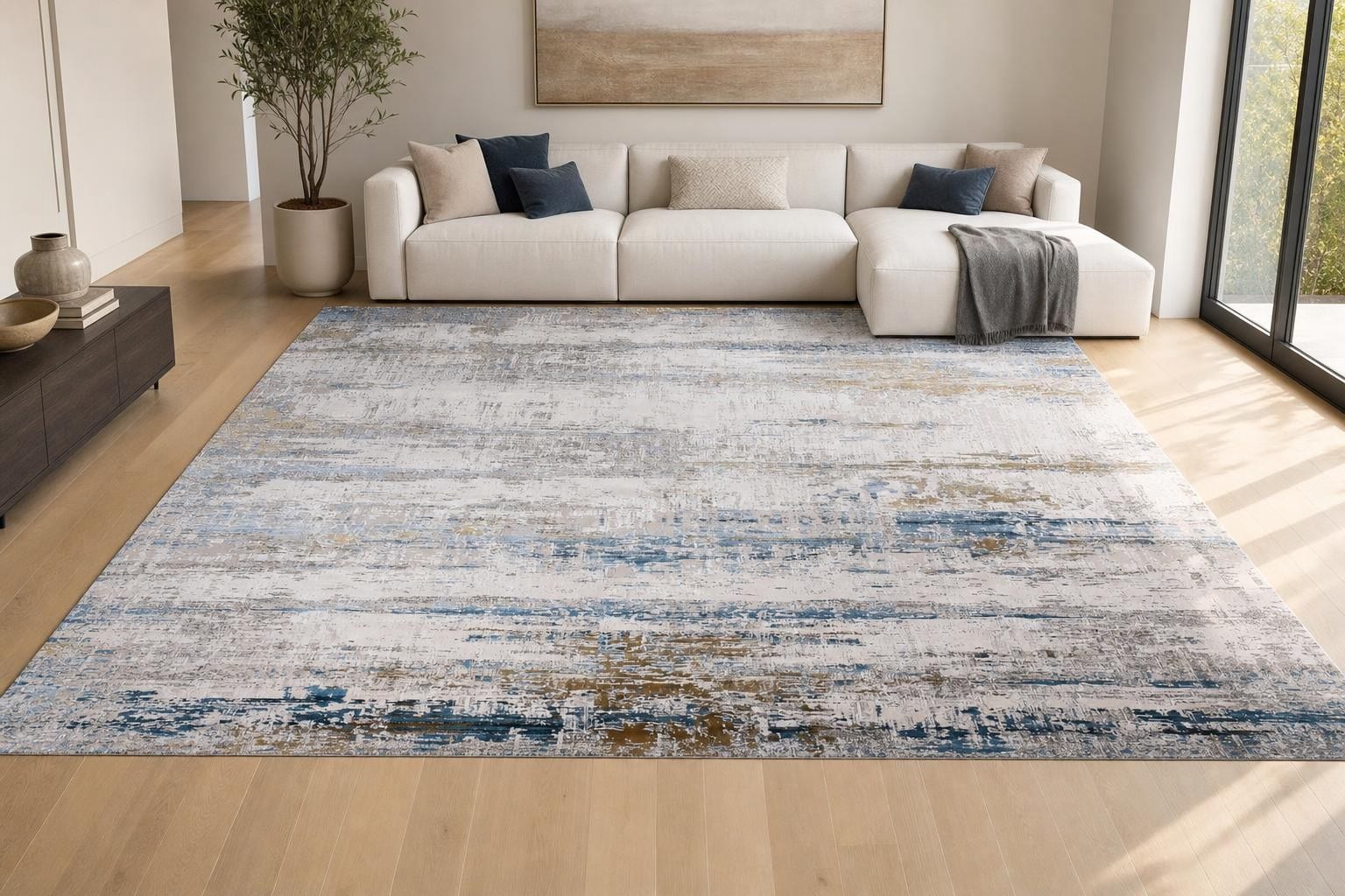 Lucia 1013A Square Blue/Bronze/Gray/Silver