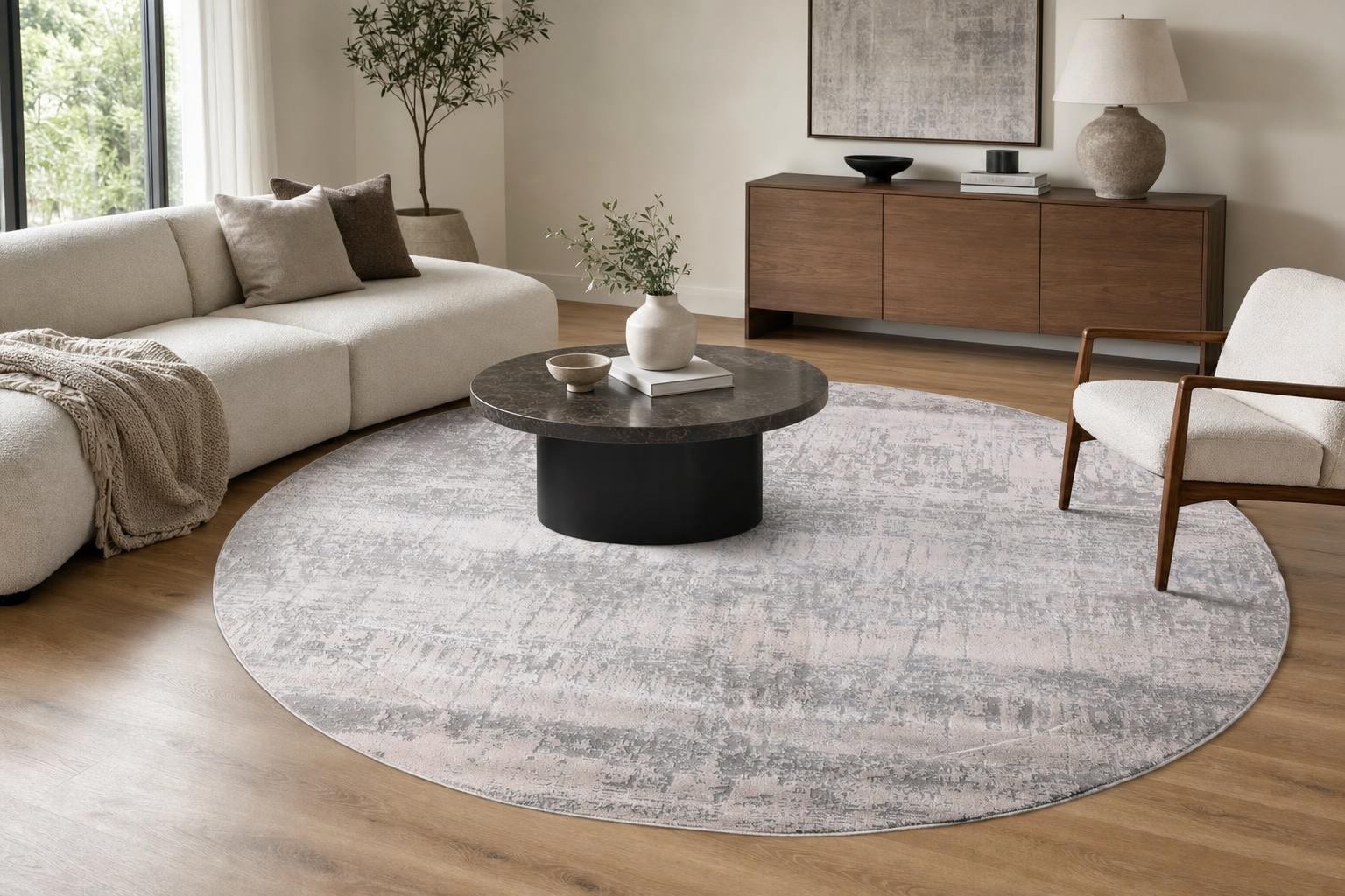 Ella B746A Round Gray/Silver