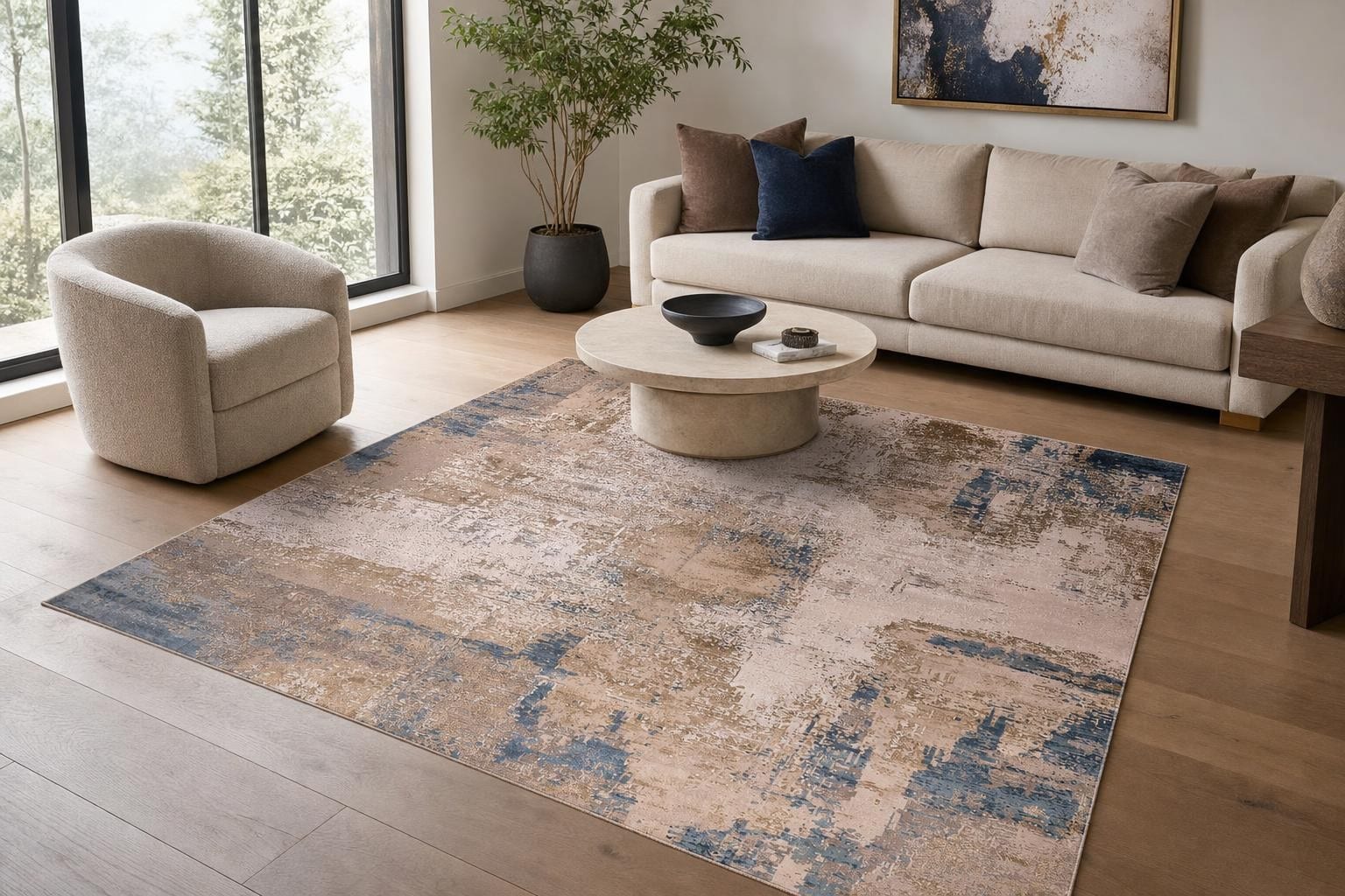 Lucia OL12B Square Blue/Bronze/Gray/Silver
