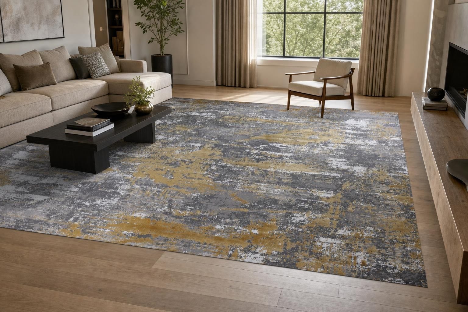Alba 1052  Square Gold/Gray/Silver