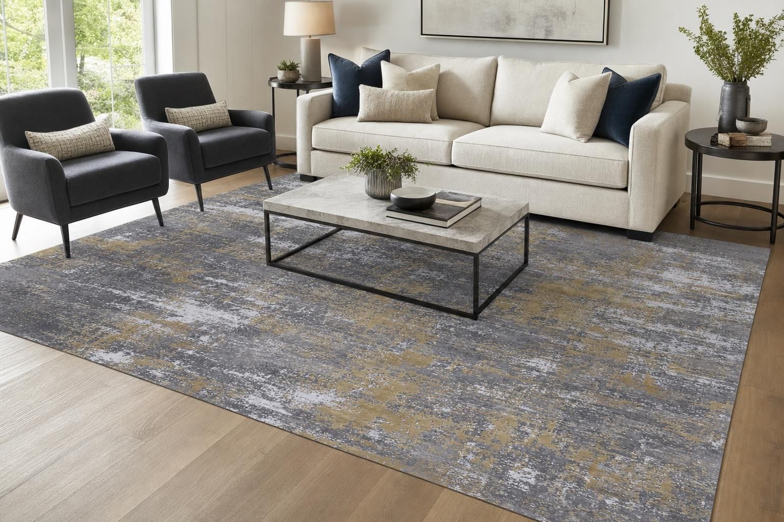 Alba 1052  Square Gold/Gray/Silver