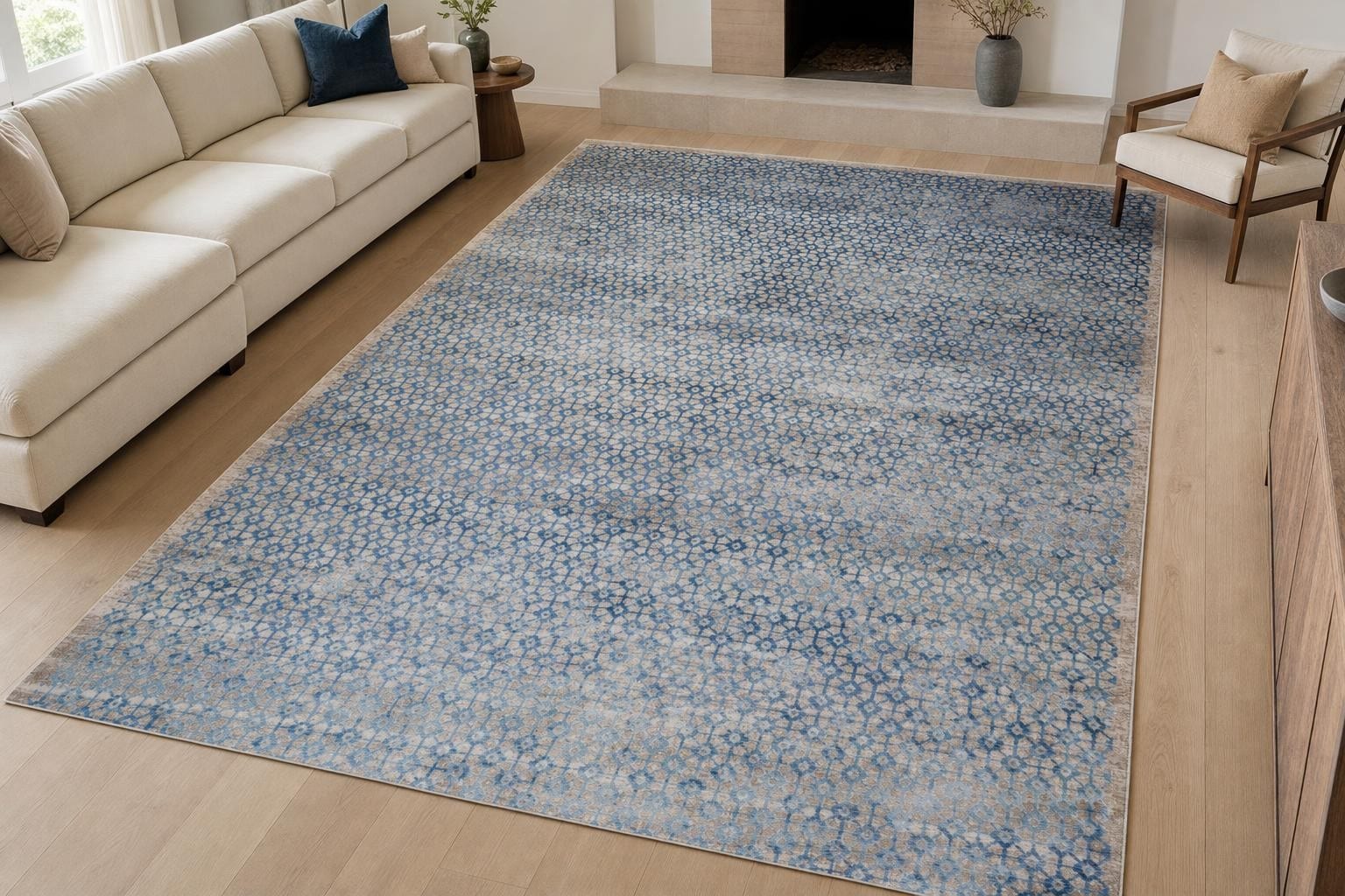 Oriana 1095-Blue/Gray/Silver