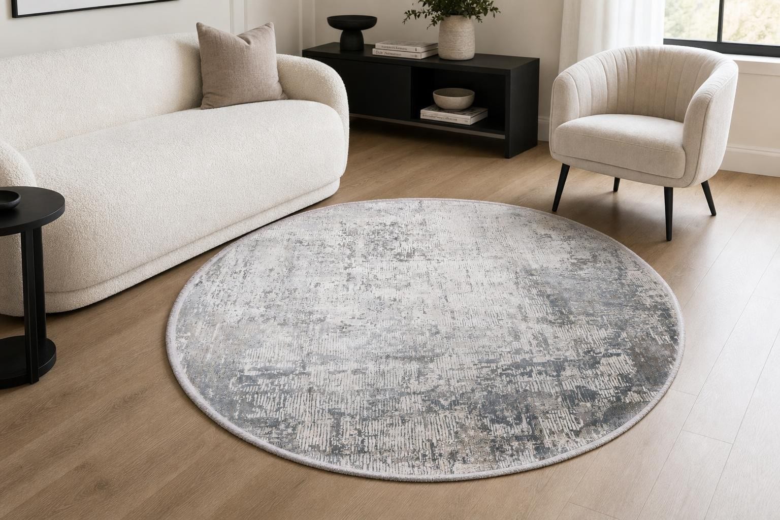 Alba MT036 Round Silver/Soft Beige/Gray