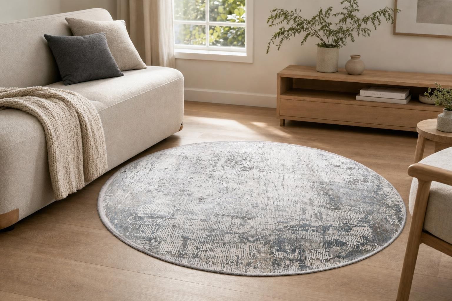 Alba MT036 Round Silver/Soft Beige/Gray
