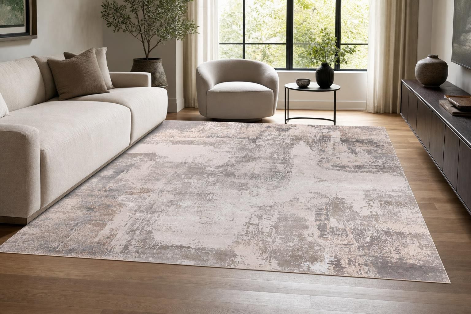 Lucia OL12A- Beige/Gray/Silver