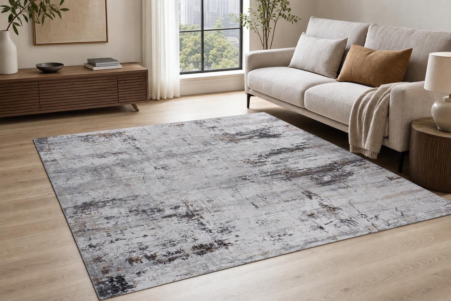 Lucia D148A Square Gray/Silver/Bronze
