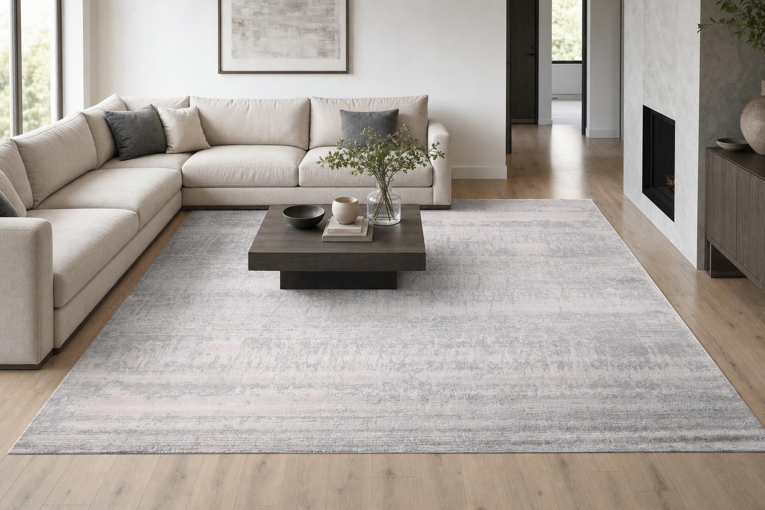 Ella B746A Square Gray/Silver