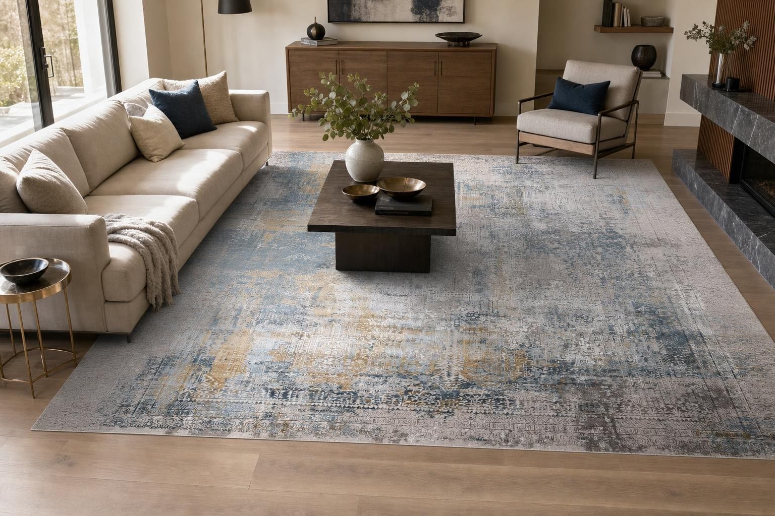 Alba Vintage 1014A Square Blue/Bronze/Gray/Silver