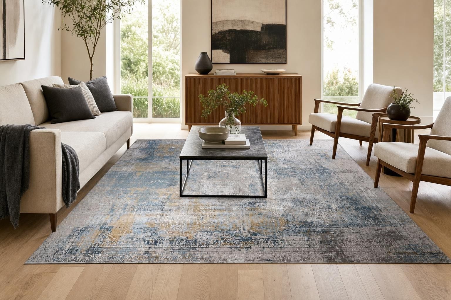 Alba Vintage 1014A Square Blue/Bronze/Gray/Silver