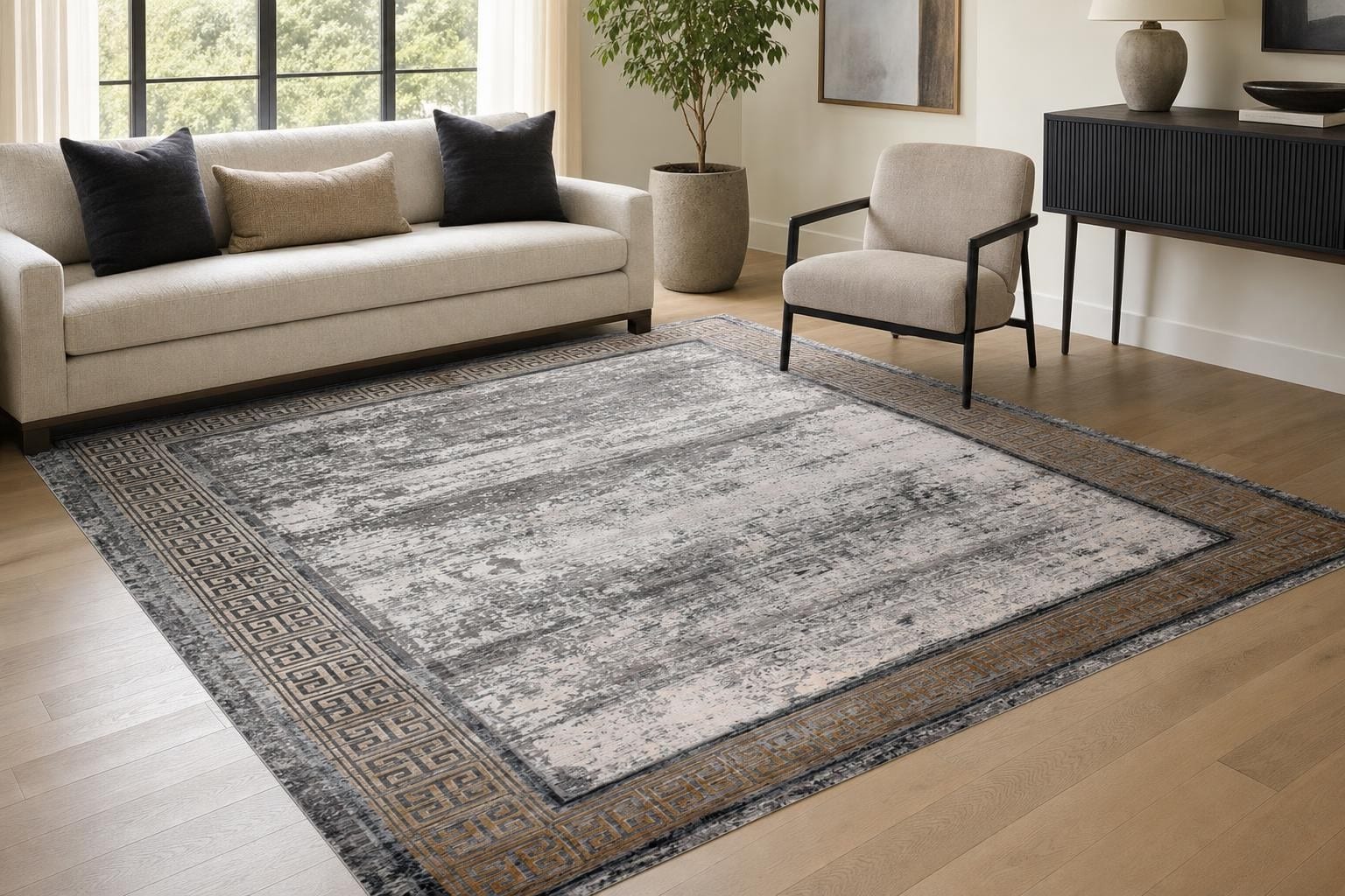 Alba MT187 Square Gray/Gold/Silver