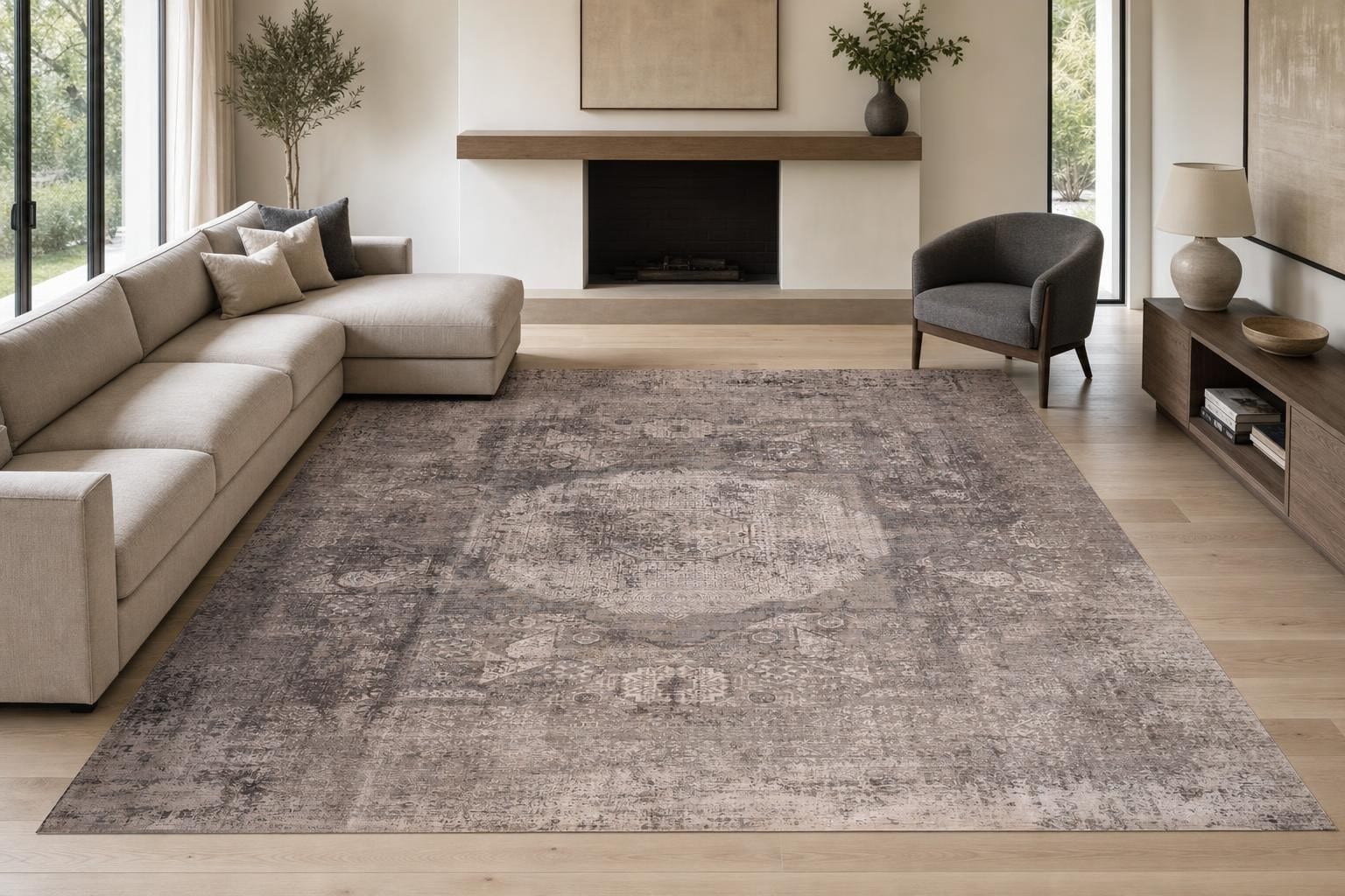 Alba MT054 Vintage Square Grey/Silver/Beige