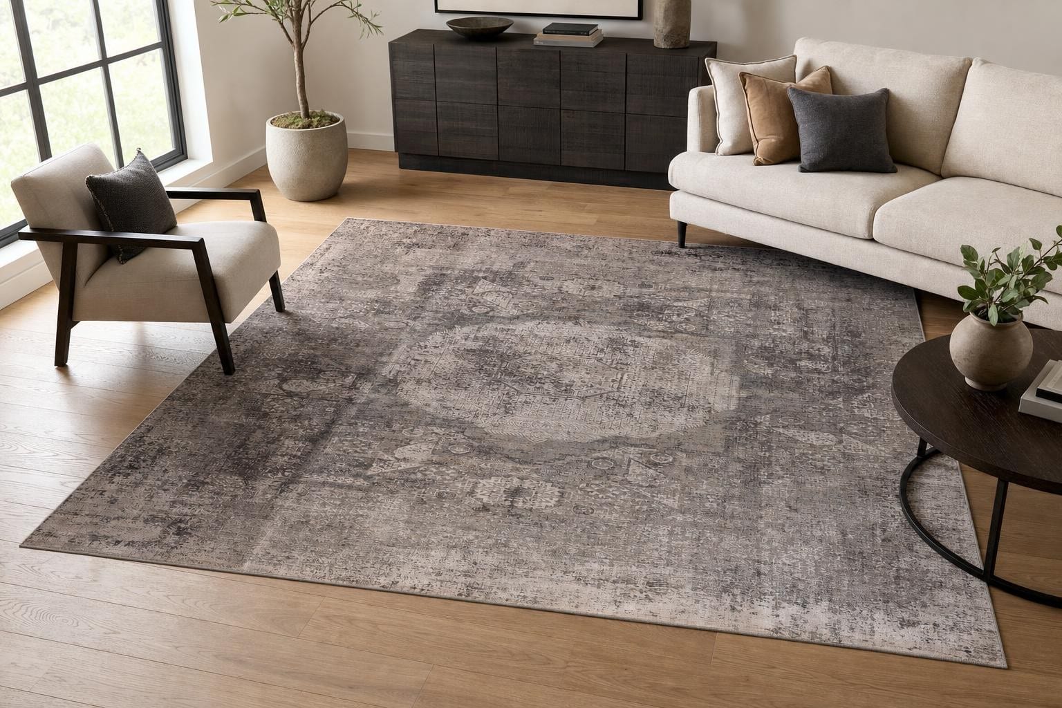 Alba MT054 Vintage Square Grey/Silver/Beige