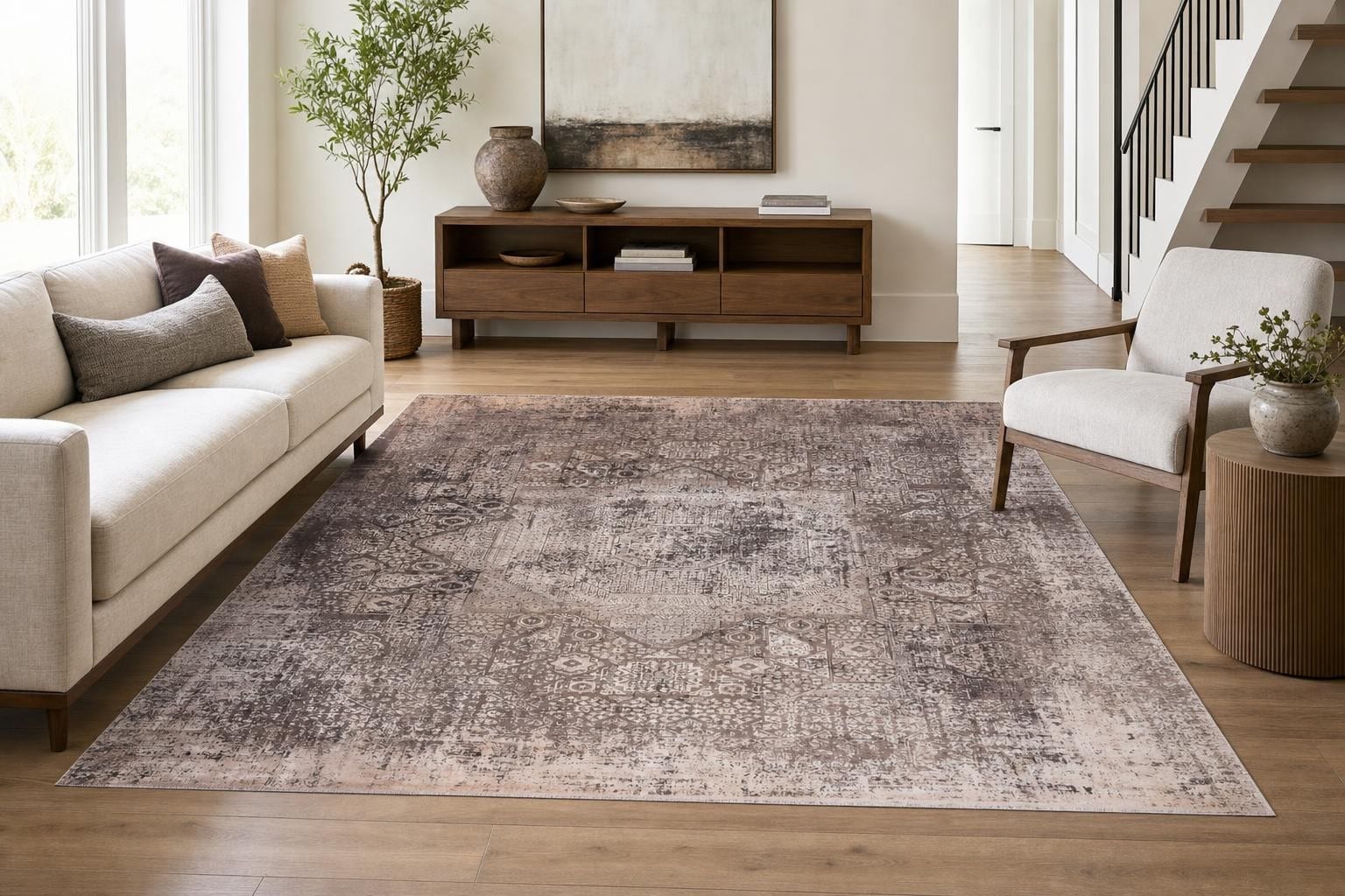 Alba MT040 Vintage Square Gray/Beige/Silver