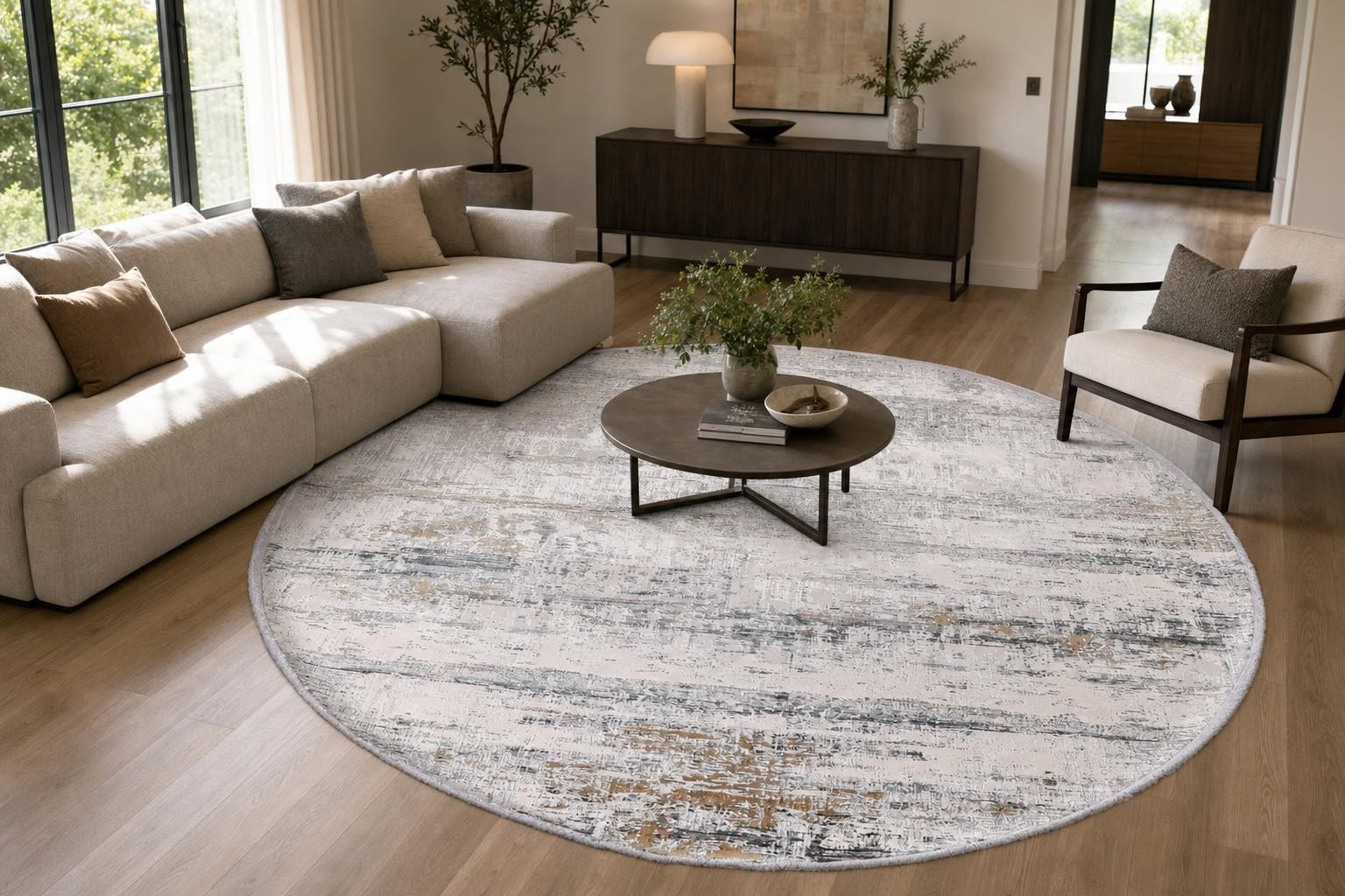 Lucia 1013B Round Gray/Bronze/Silver