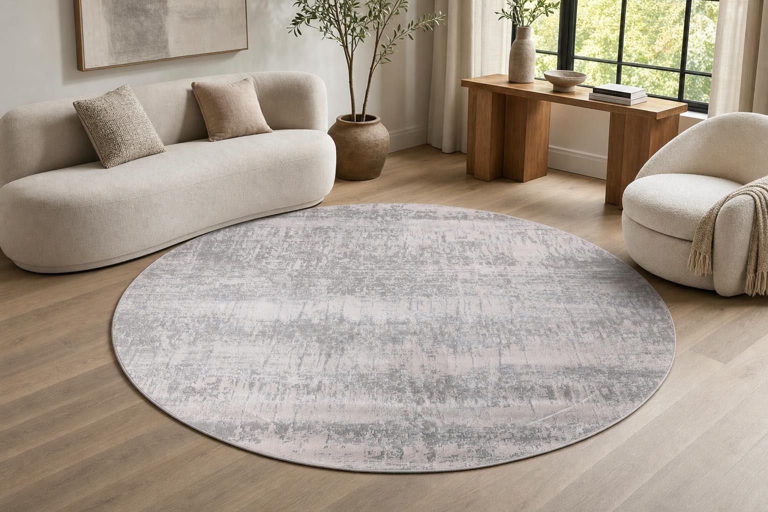 Ella B746A Round Gray/Silver
