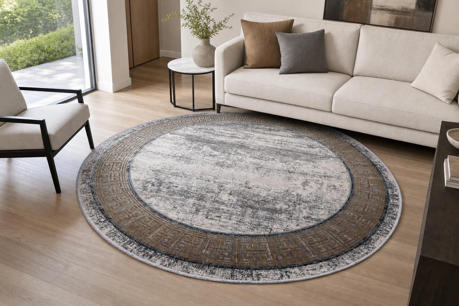 Alba MT187 Round Gray/Gold/Silver