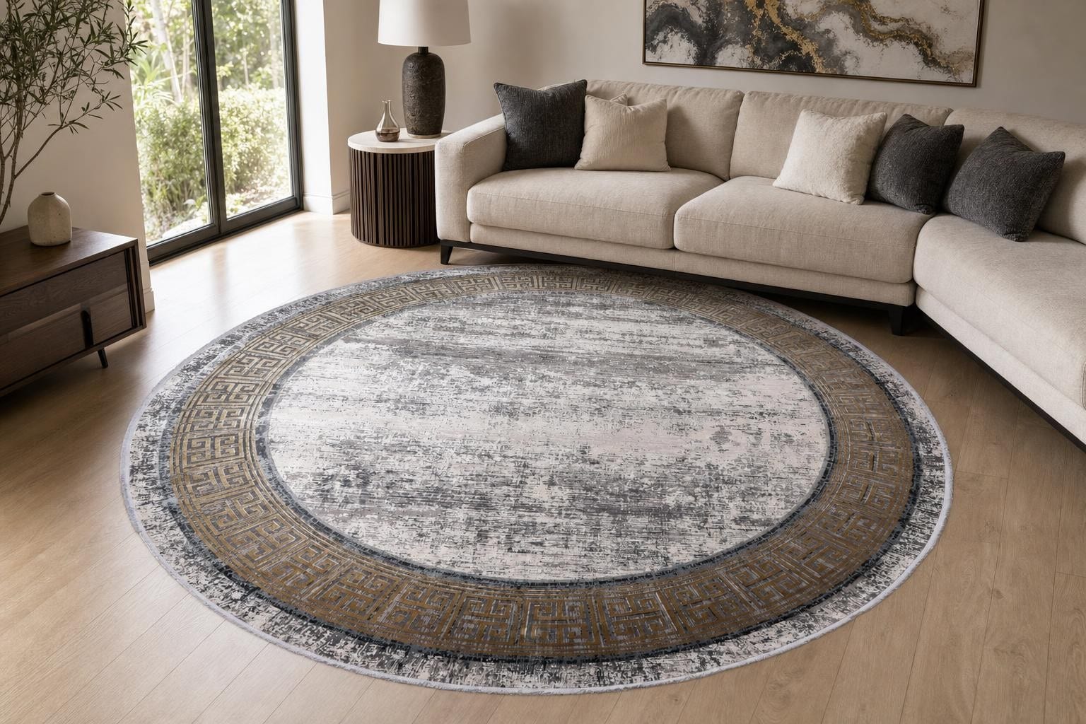 Alba MT187 Round Gray/Gold/Silver