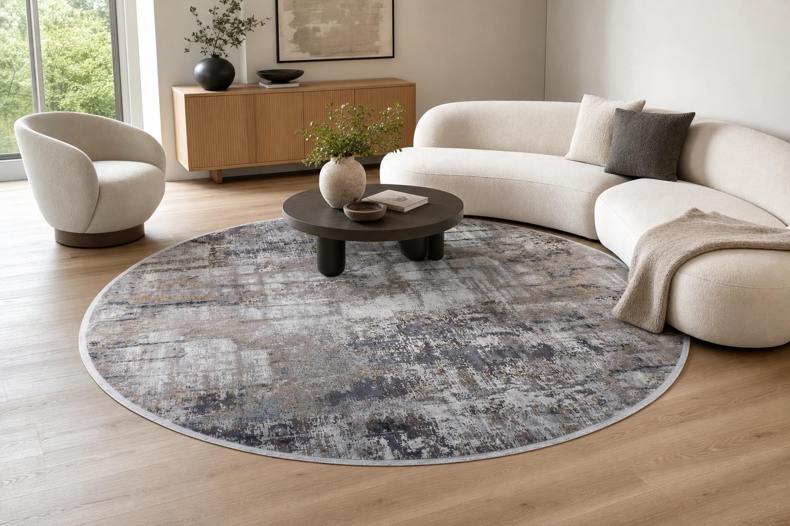 Alba MT148 Round Gray/Gold/Silver