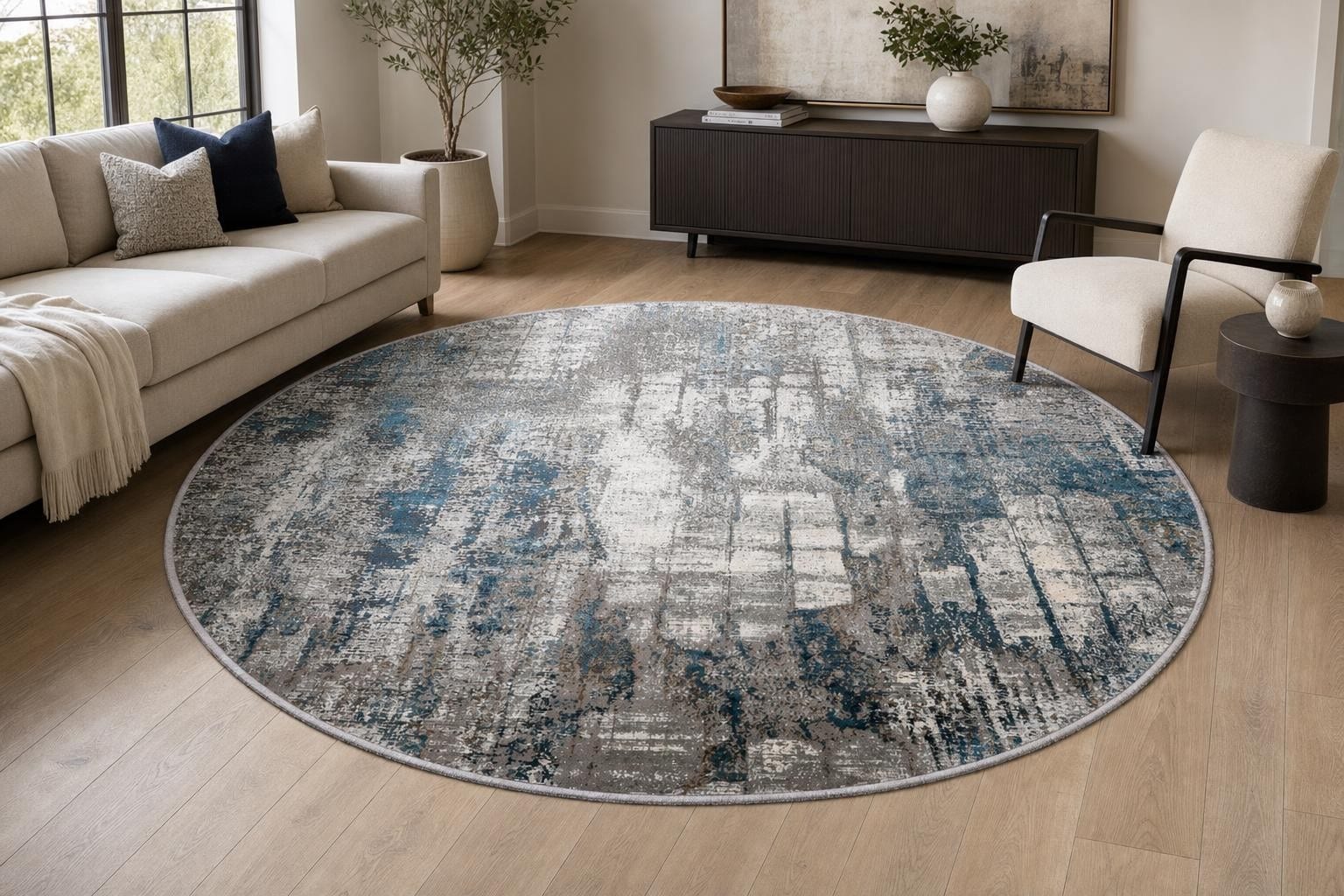 Alba MT139 Round Blue/Gold/Gray/Silver