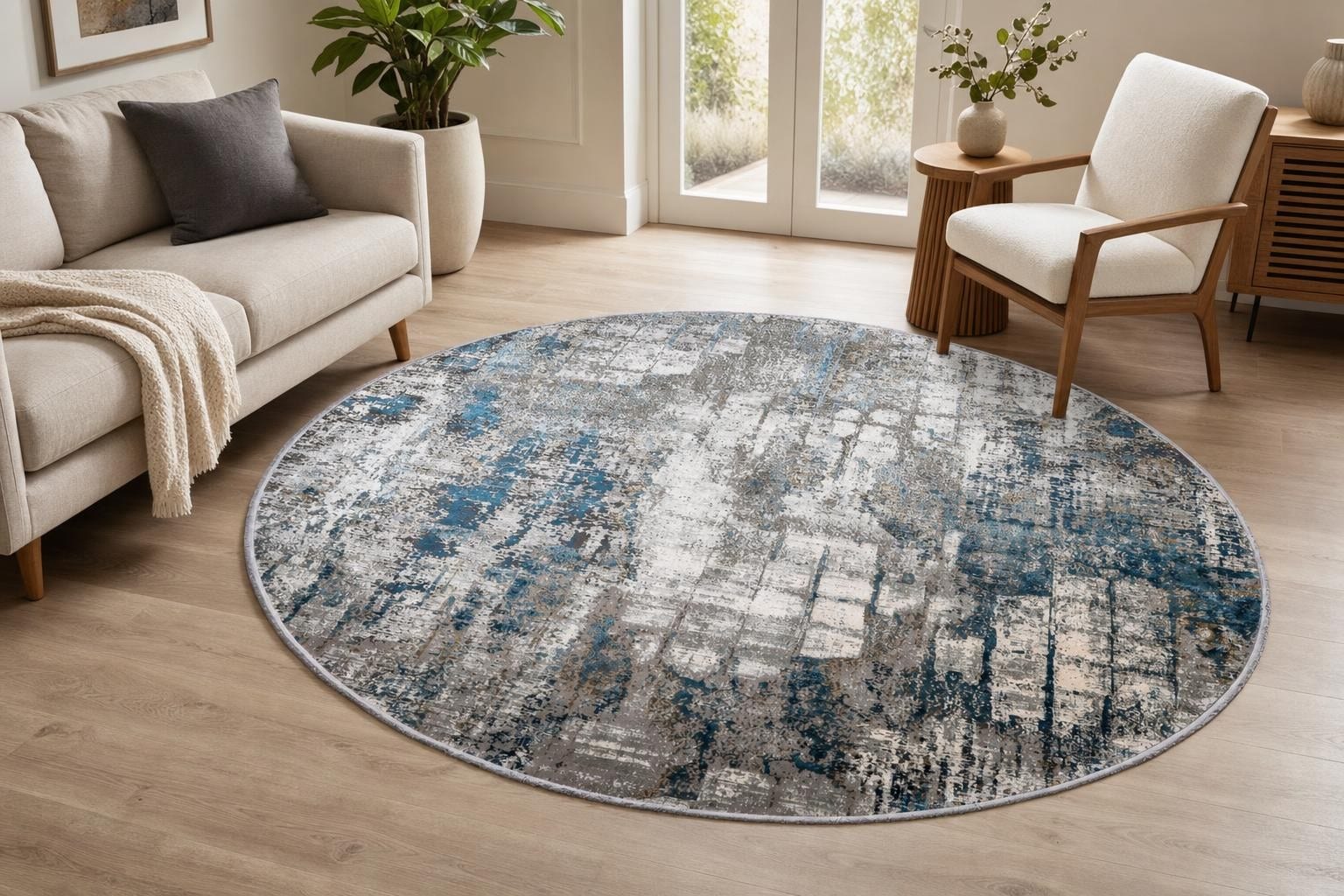 Alba MT139 Round Blue/Gold/Gray/Silver