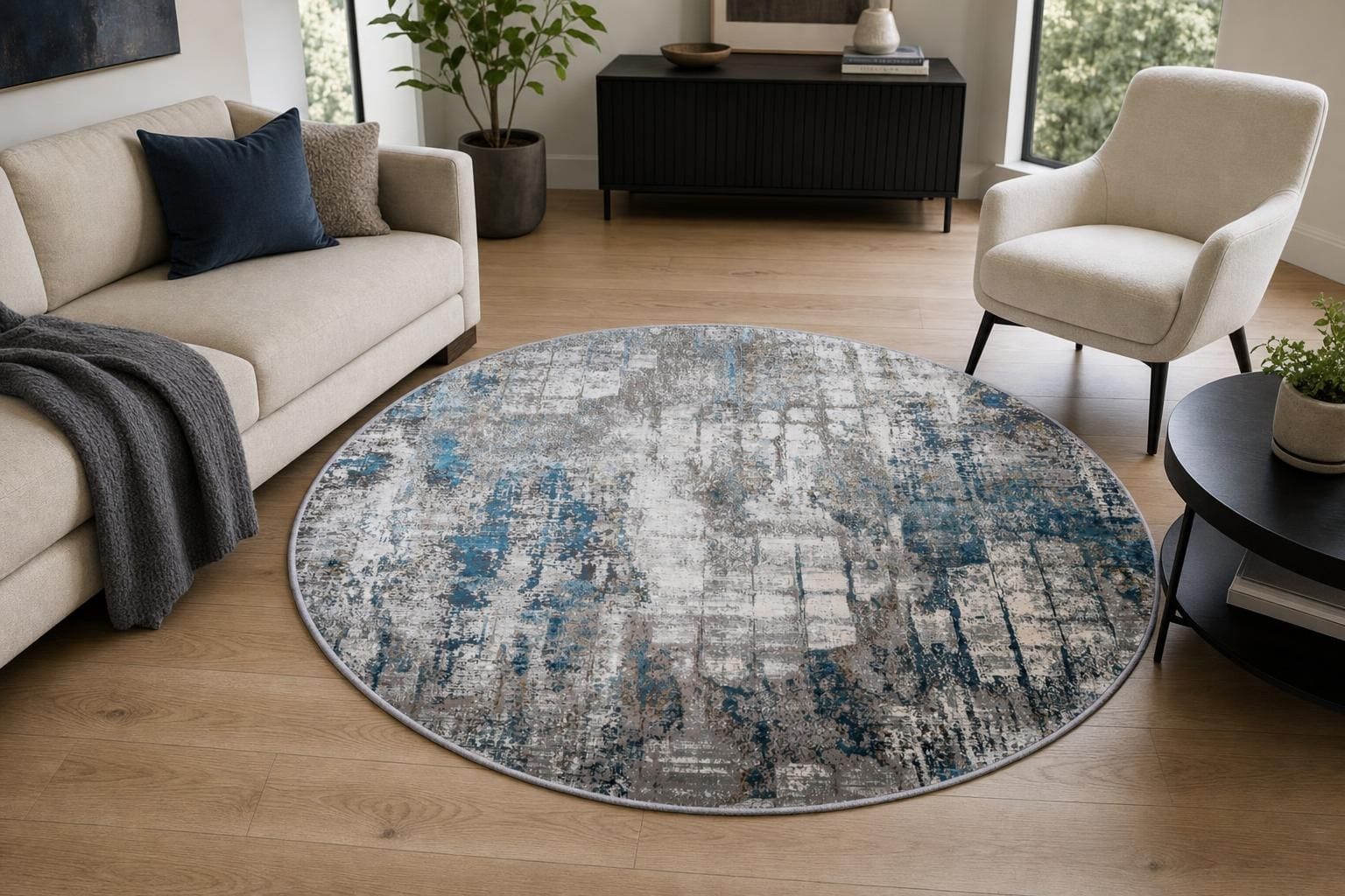 Alba MT139 Round Blue/Gold/Gray/Silver