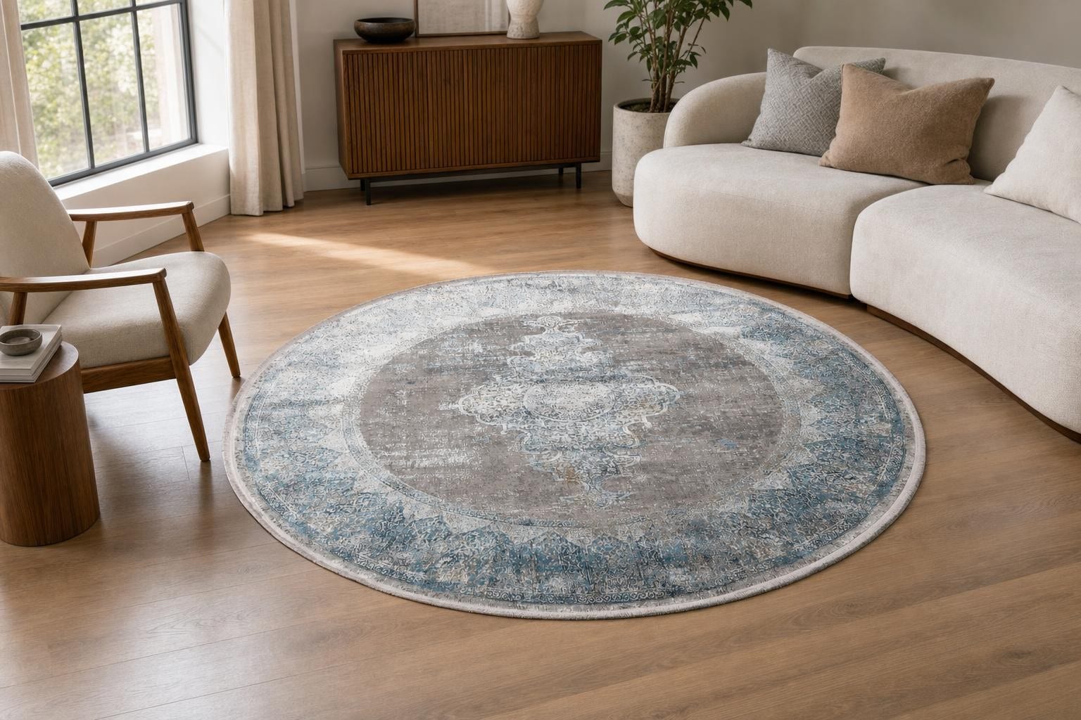 Alba MT100 Vintage Round Blue/Gray/Silver