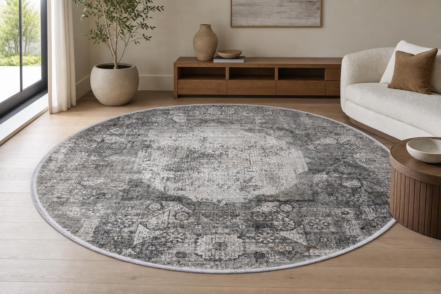 Alba MT054 Vintage Round Gray/Silver