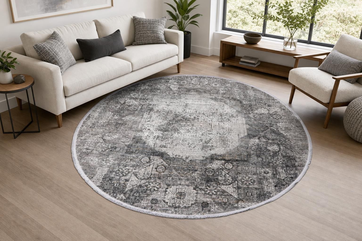 Alba MT054 Vintage Round Gray/Silver
