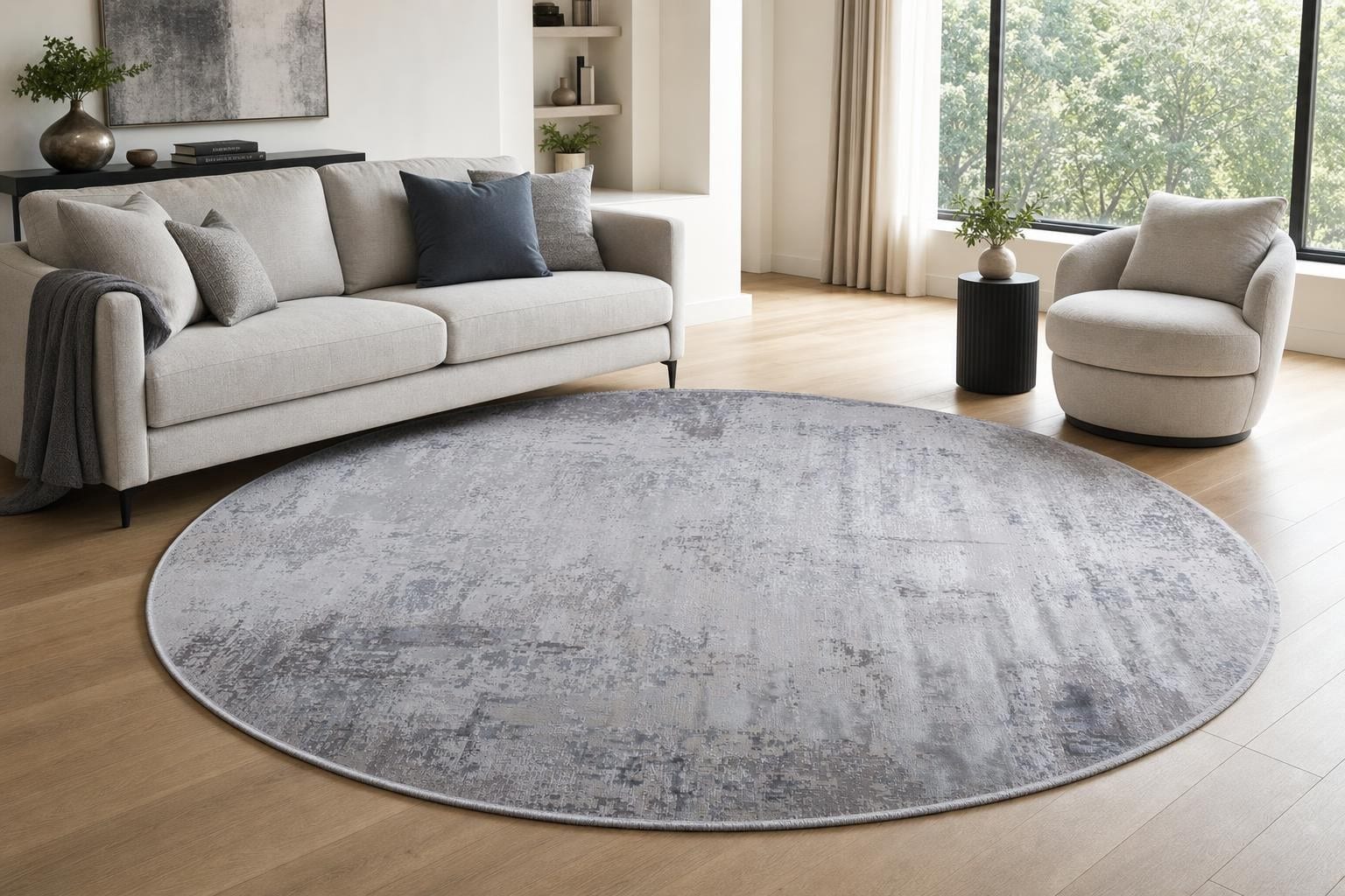 Alba 1093 Round Gray/Silver