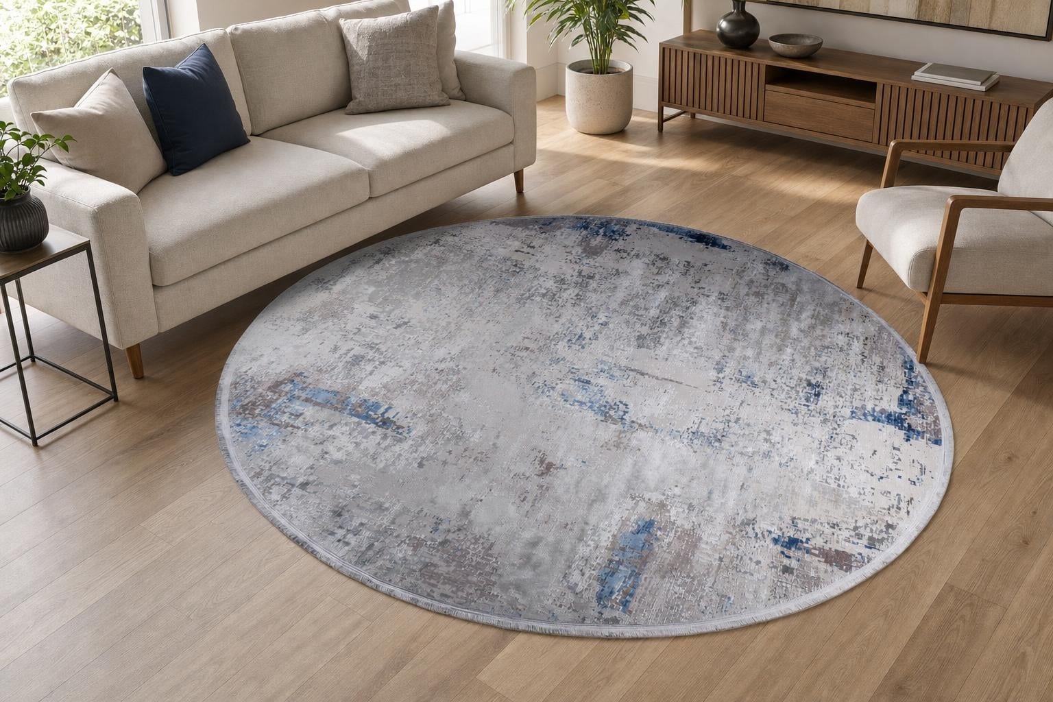 Alba 1092 Round Blue/Gray/Silver