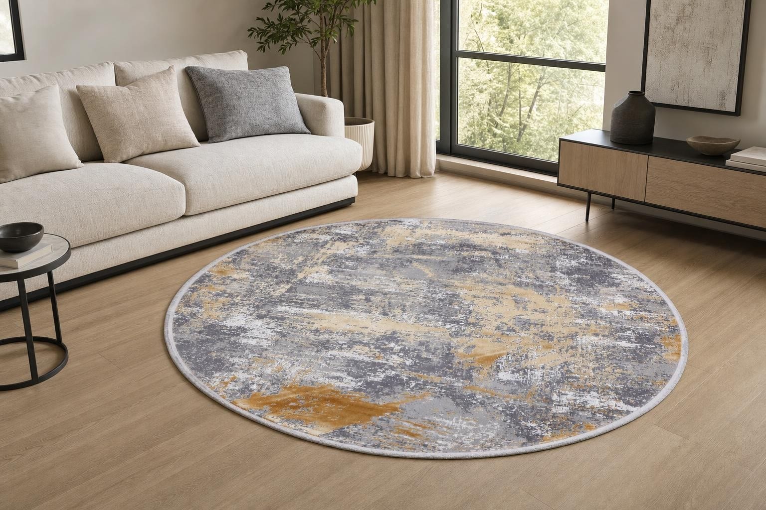 Alba 1052 Round Gold/Gray/Silver