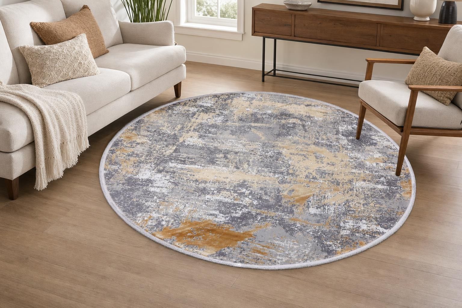 Alba 1052 Round Gold/Gray/Silver