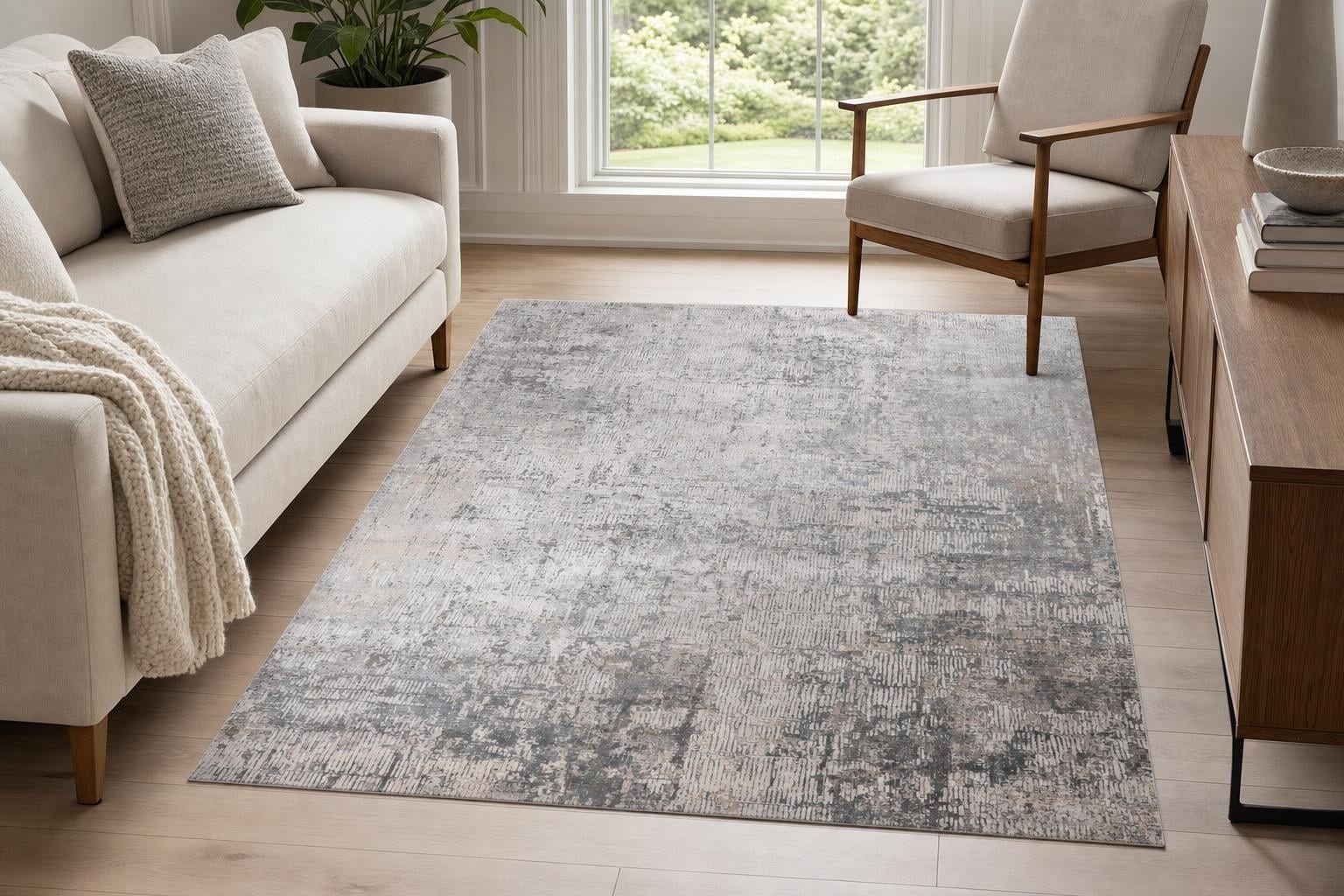Alba MT036- Gray/Soft Beige/ SIlver