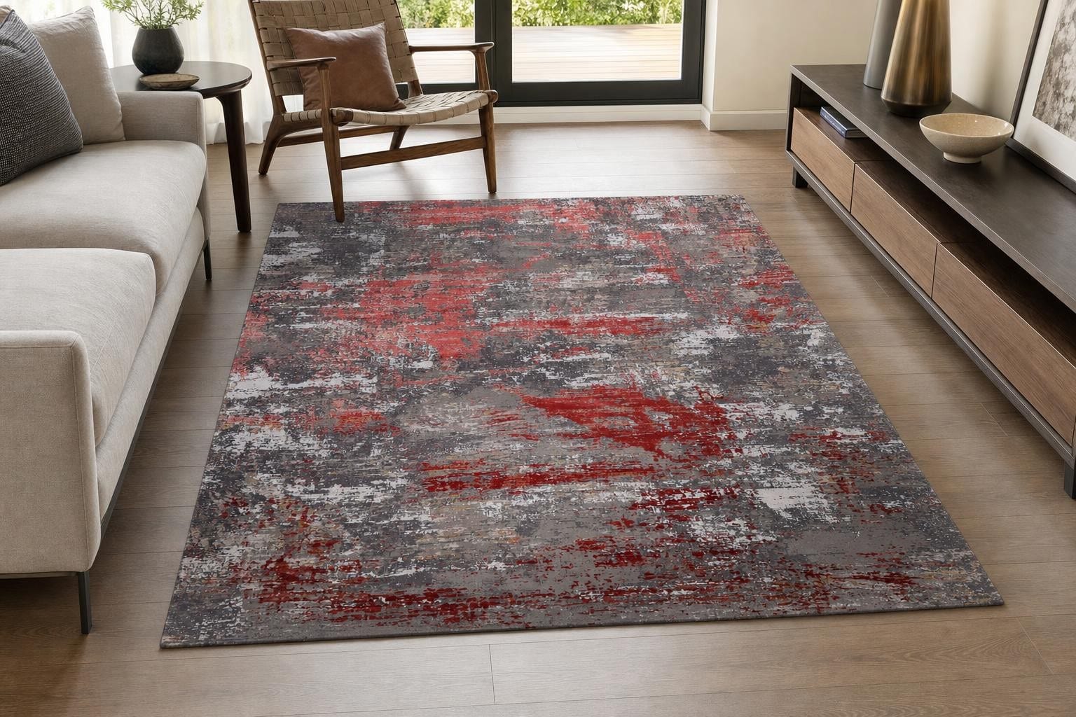 Alba 1052- Red/Gray/Silver