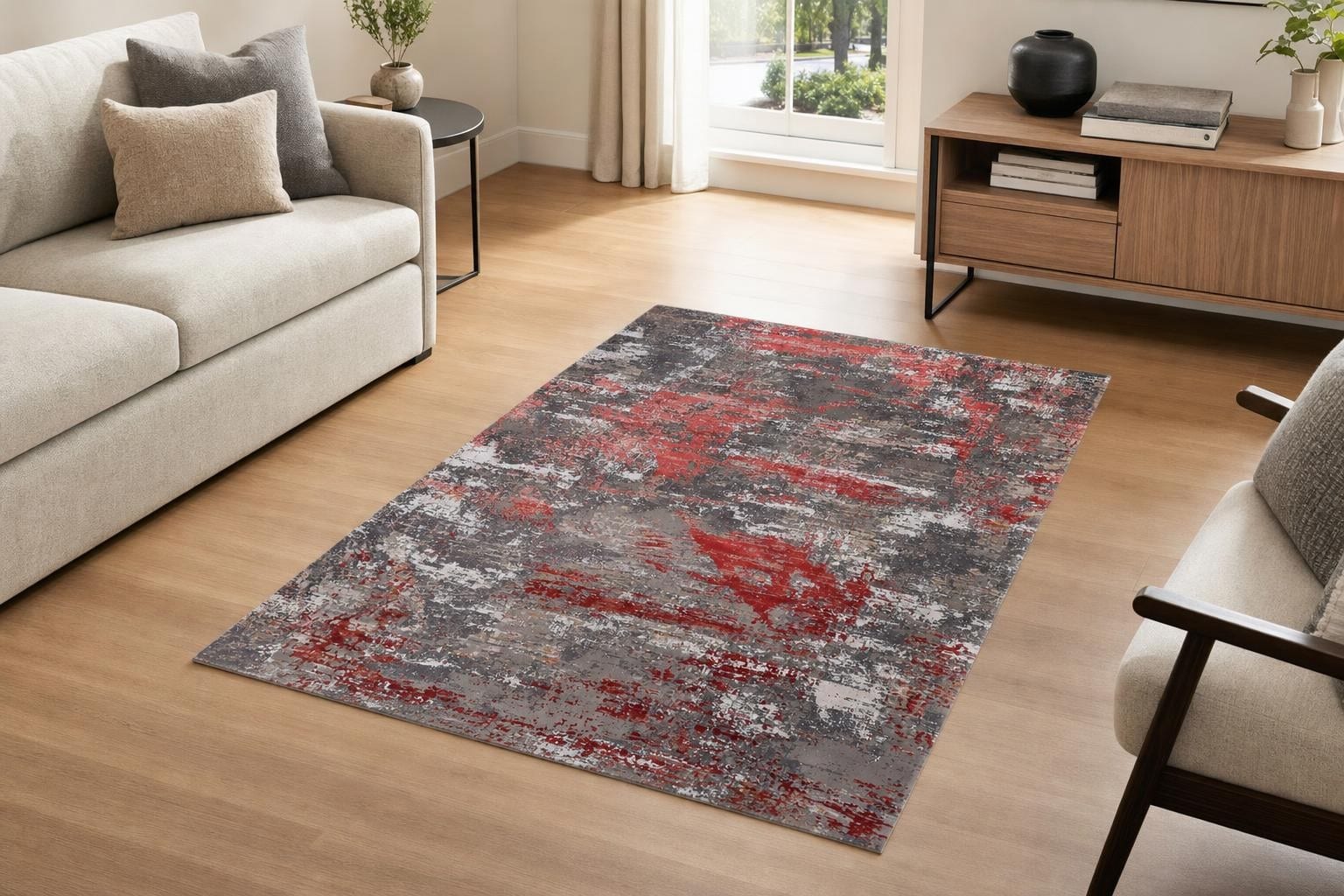 Alba 1052- Red/Gray/Silver