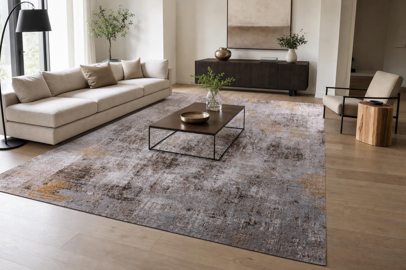 Aison B475B- Beige/Gray/Gold/Silver
