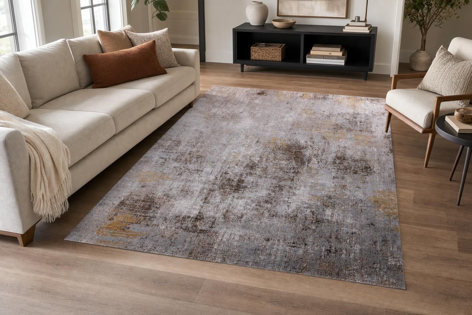 Aison B475B- Beige/Gray/Gold/Silver