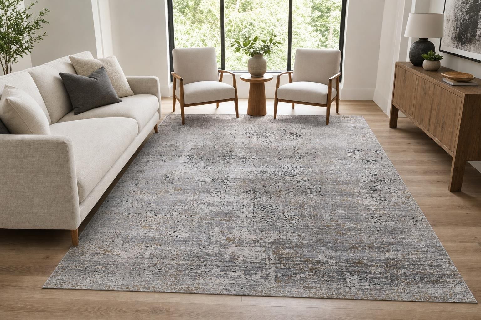 Aison B101B- Gray/Gold/Silver