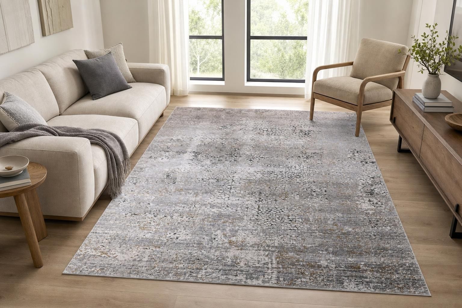 Aison B101B- Gray/Gold/Silver