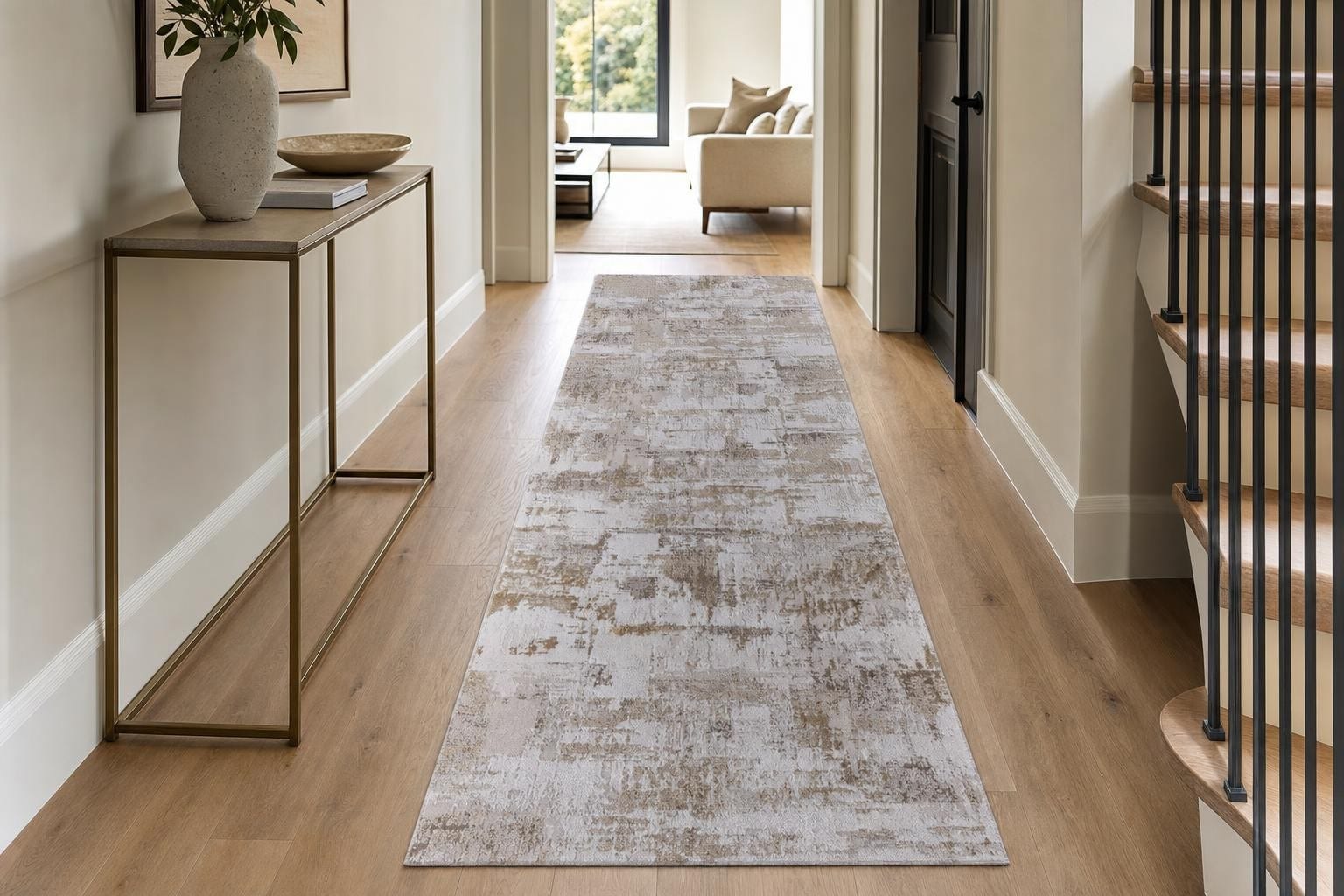 Ella B631H Runner Beige/Silver/Gold