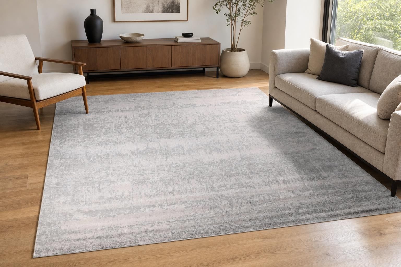 Ella B746A Square Gray/Silver