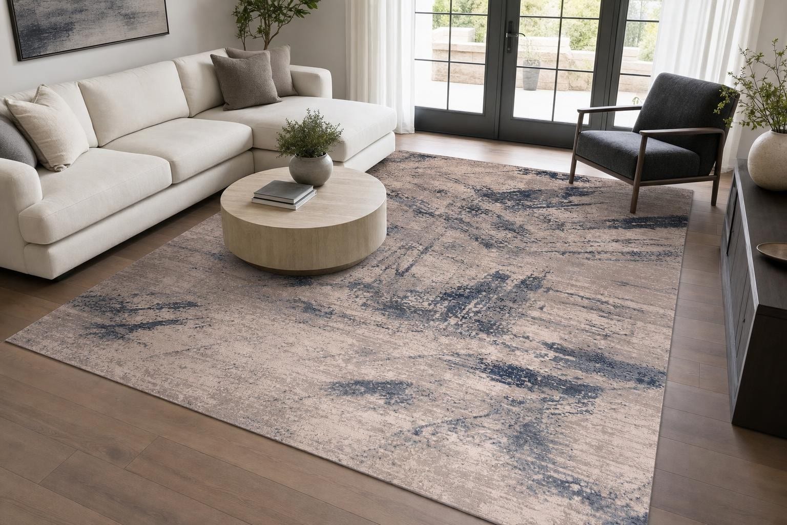Ella B794B- Blue/Gray/Silver