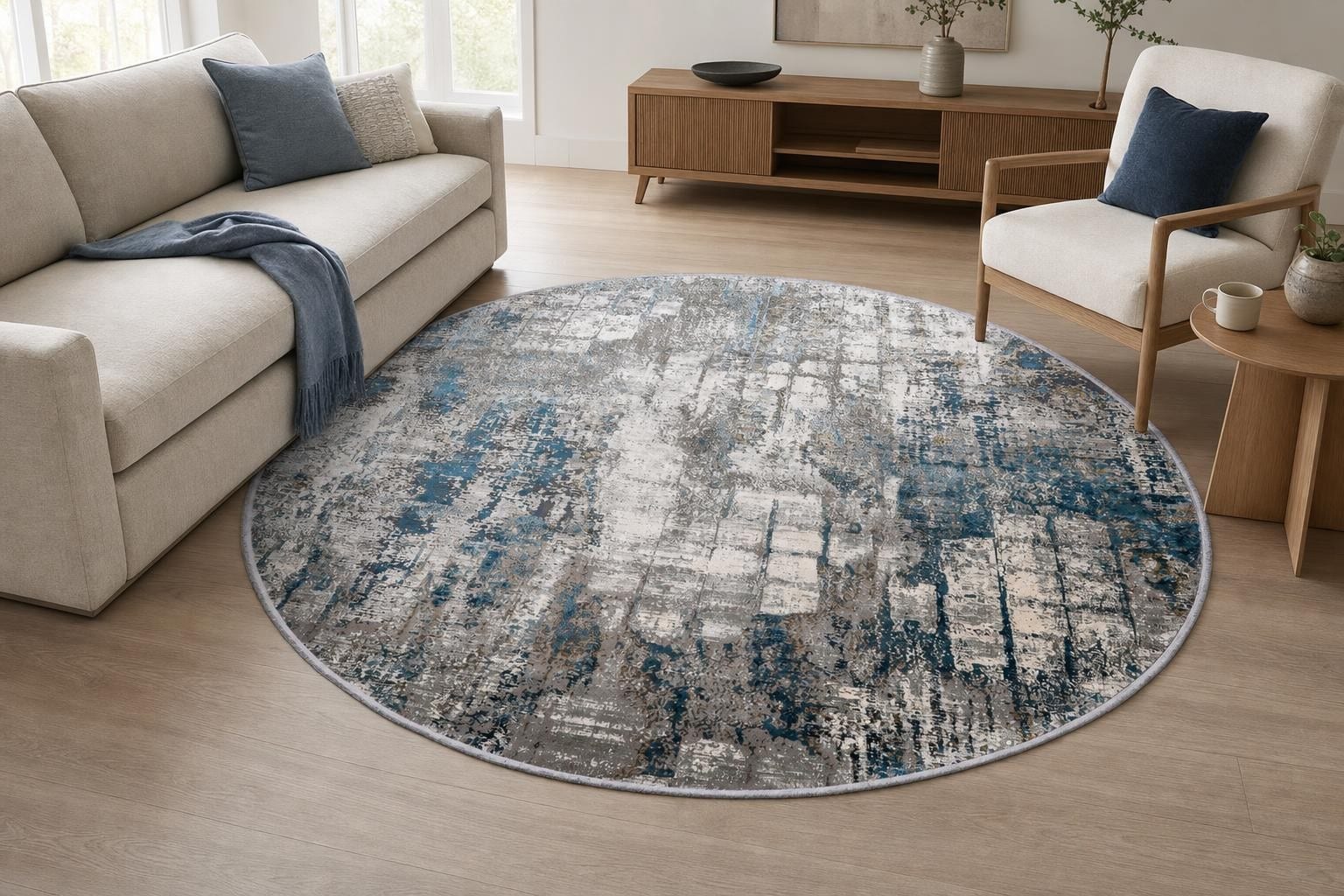 Alba MT139 Round Blue/Gold/Gray/Silver