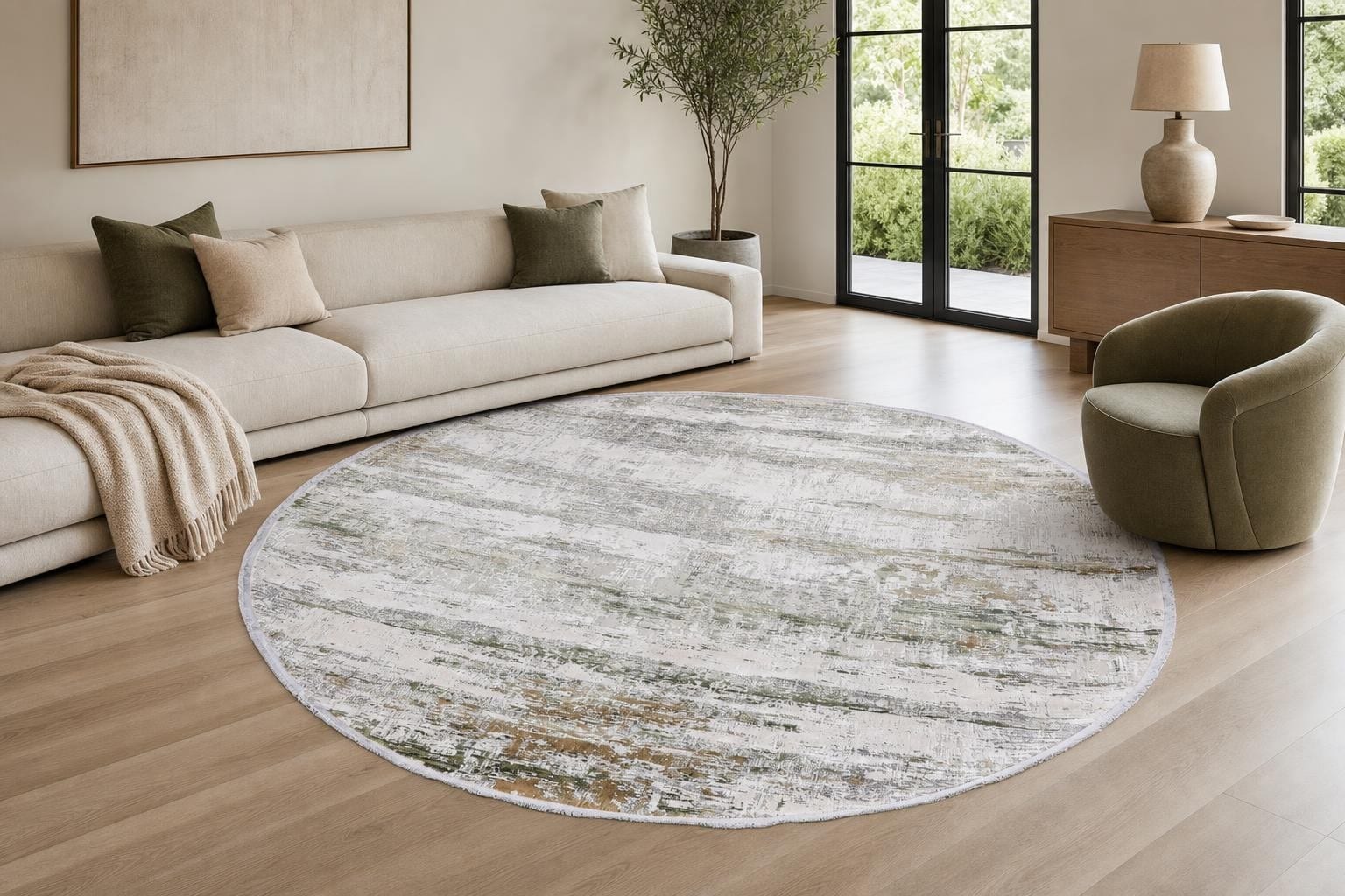 Lucia 1013C Round Green/Bronze/Gray/Silver