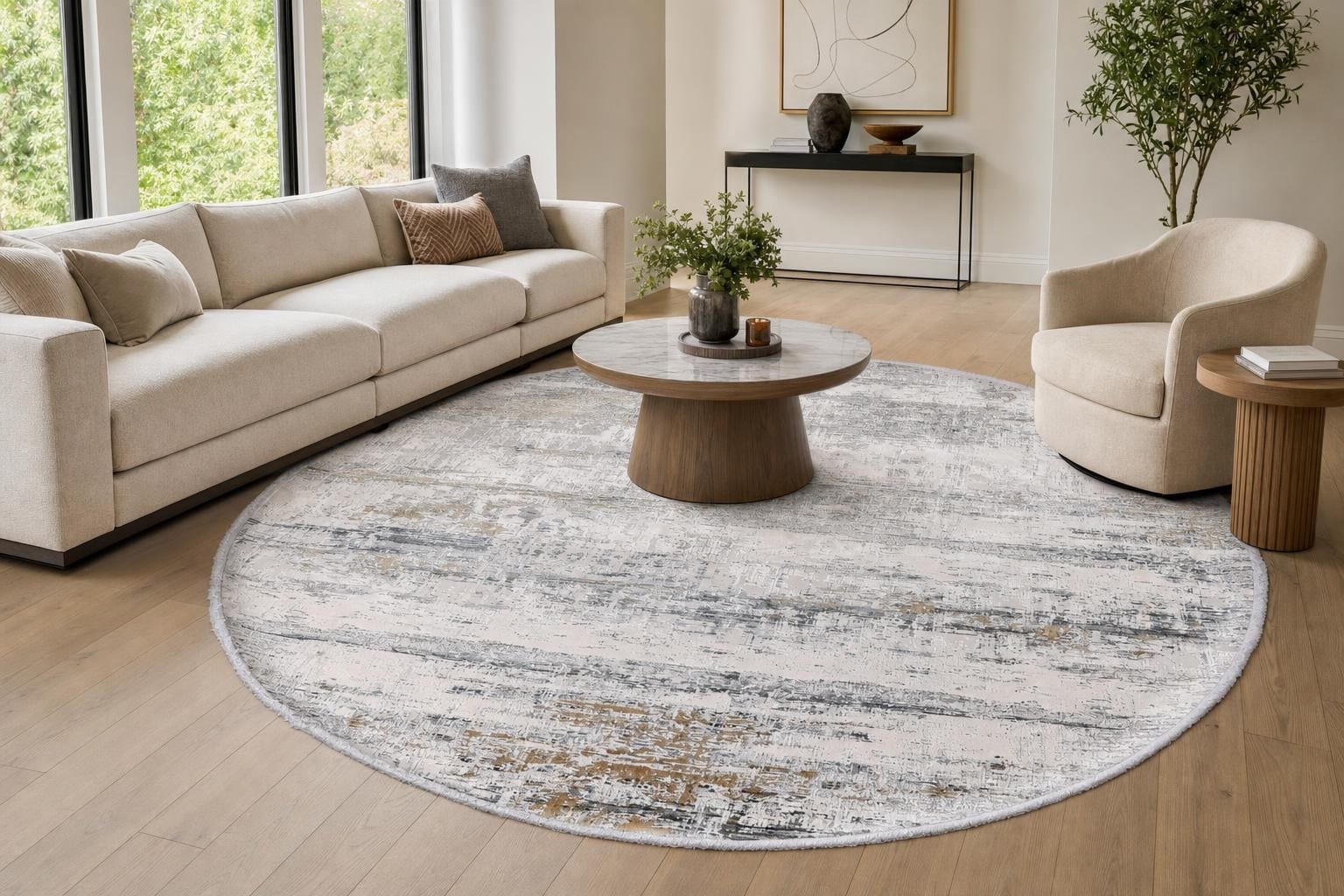 Lucia 1013B Round Gray/Bronze/Silver
