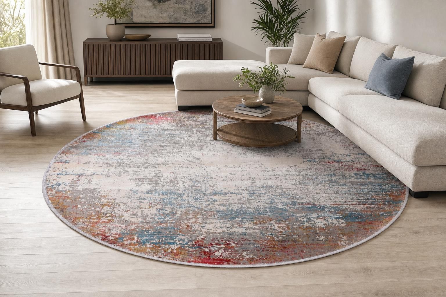 Lucia 1023C Round Multi Color