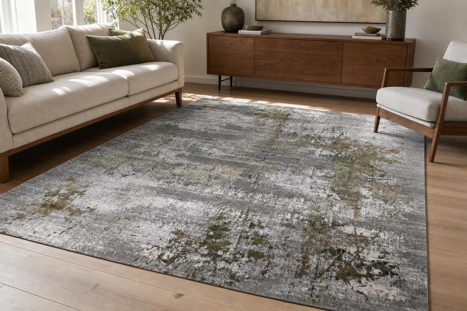 Lucia 1032C SQUARE Green/Bronze/Gray