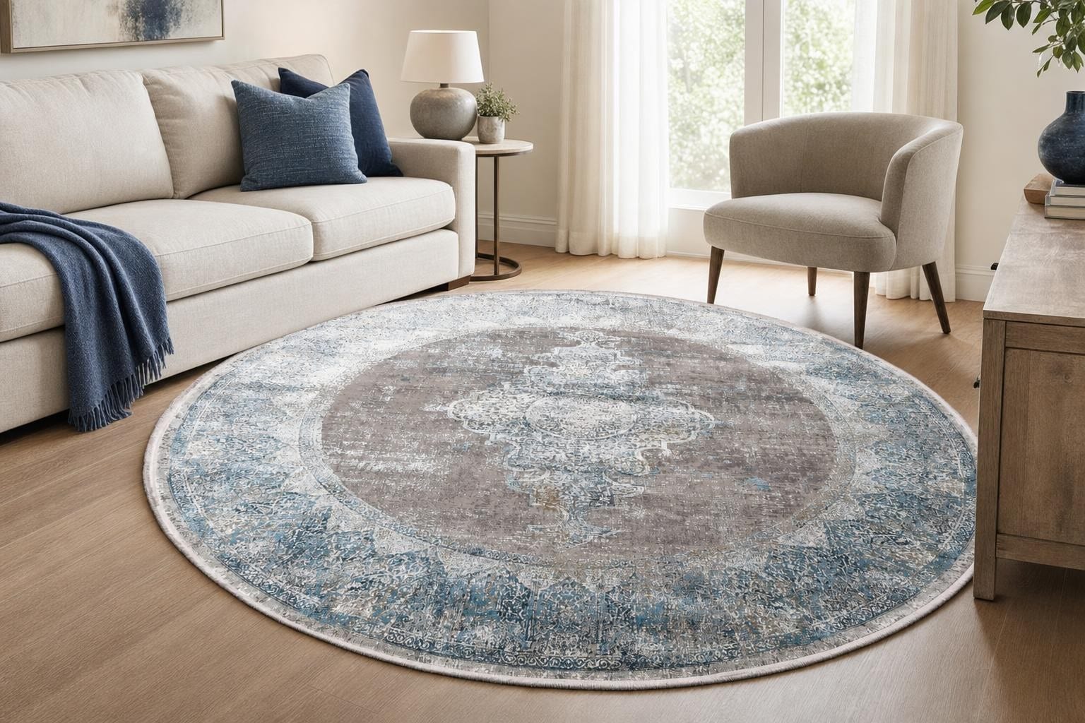 Alba MT100 Vintage Round Blue/Gray/Silver
