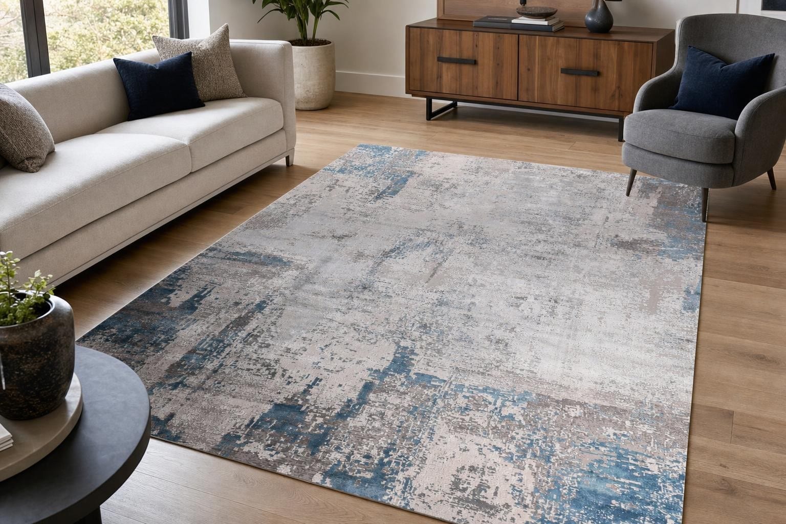 Oriana 1092-Blue/Gray/Silver