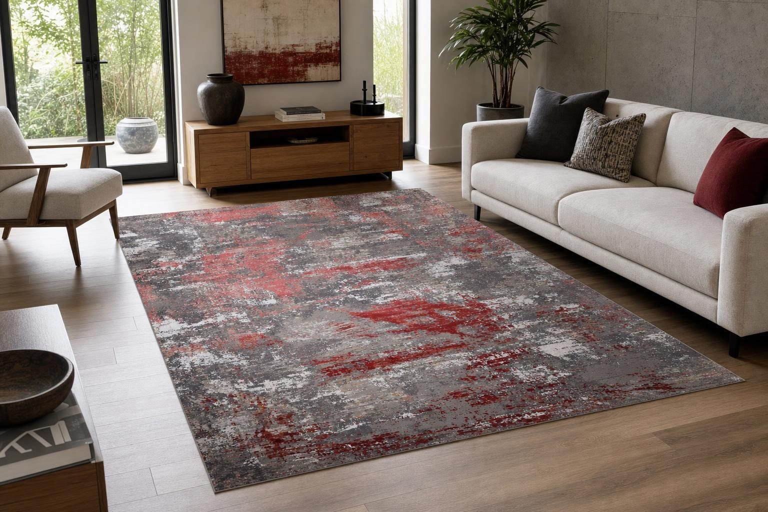 Alba 1052- Red/Gray/Silver